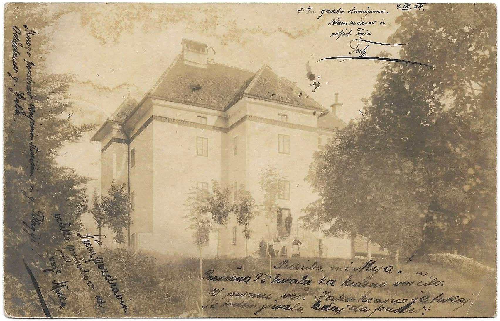 A historic old house in the Javorniki region